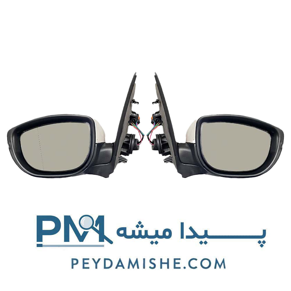 آینه بغل فولدینگ برقی 207 برند کروز پلاس