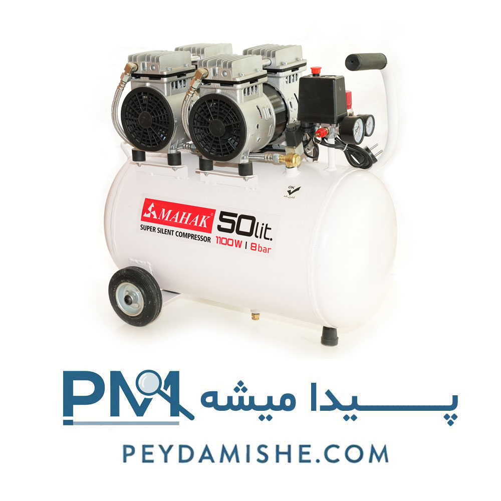 کمپرسور 50 لیتری HSU1100-50L برند محک