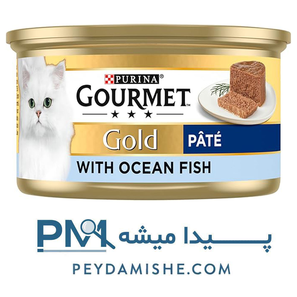کنسرو بچه گربه طعم ماهی 85 گرمی برند گورمت