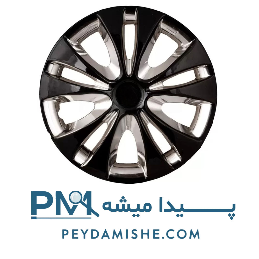 قالپاق رینگ 13 اکشن دو رنگ استیل 4 عددی