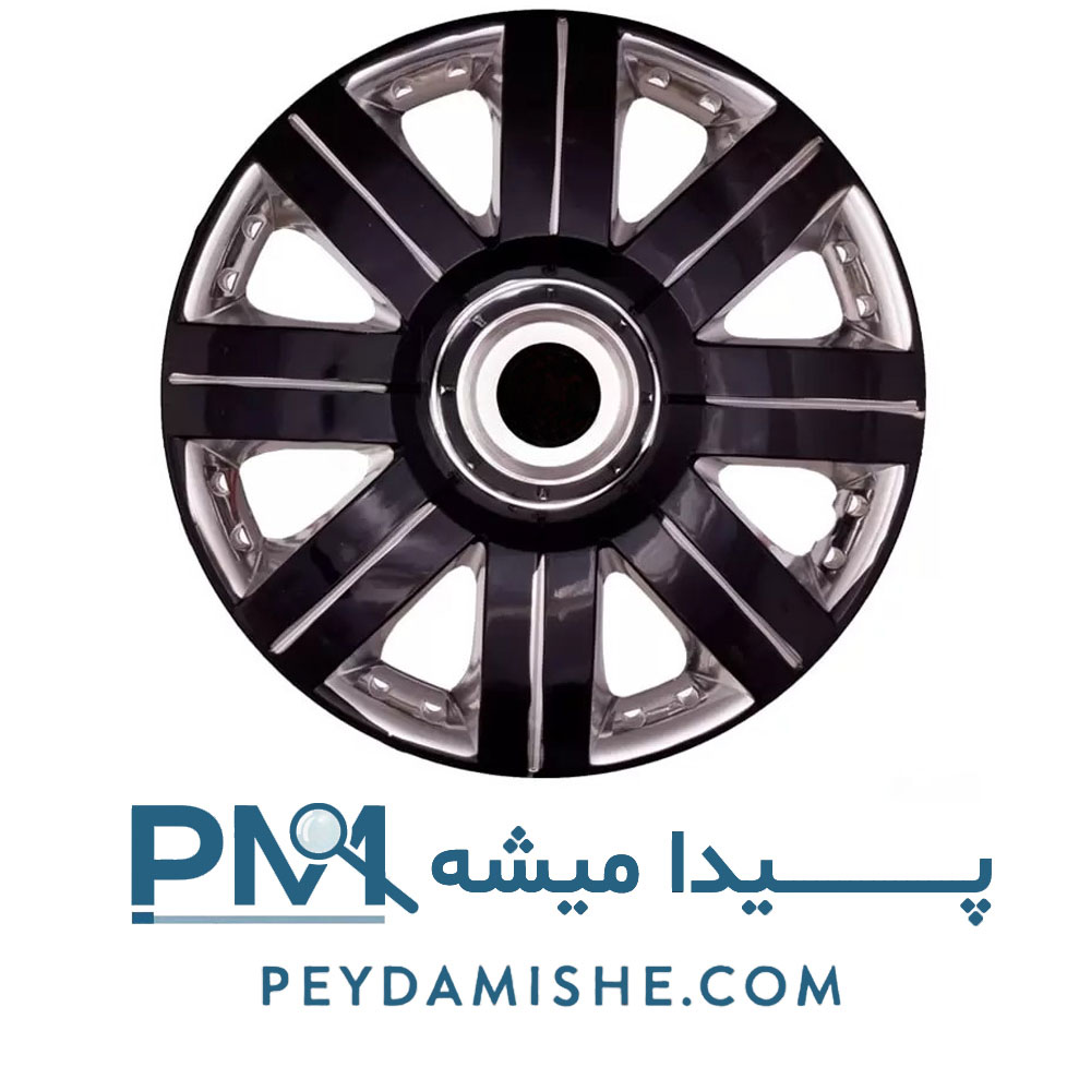 قالپاق رینگ 13 پراید 89 دو رنگ استیل 4 عددی