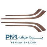 زه رودری ( شمشیری) پژو پارس طرح چوب ( چهار تایی )